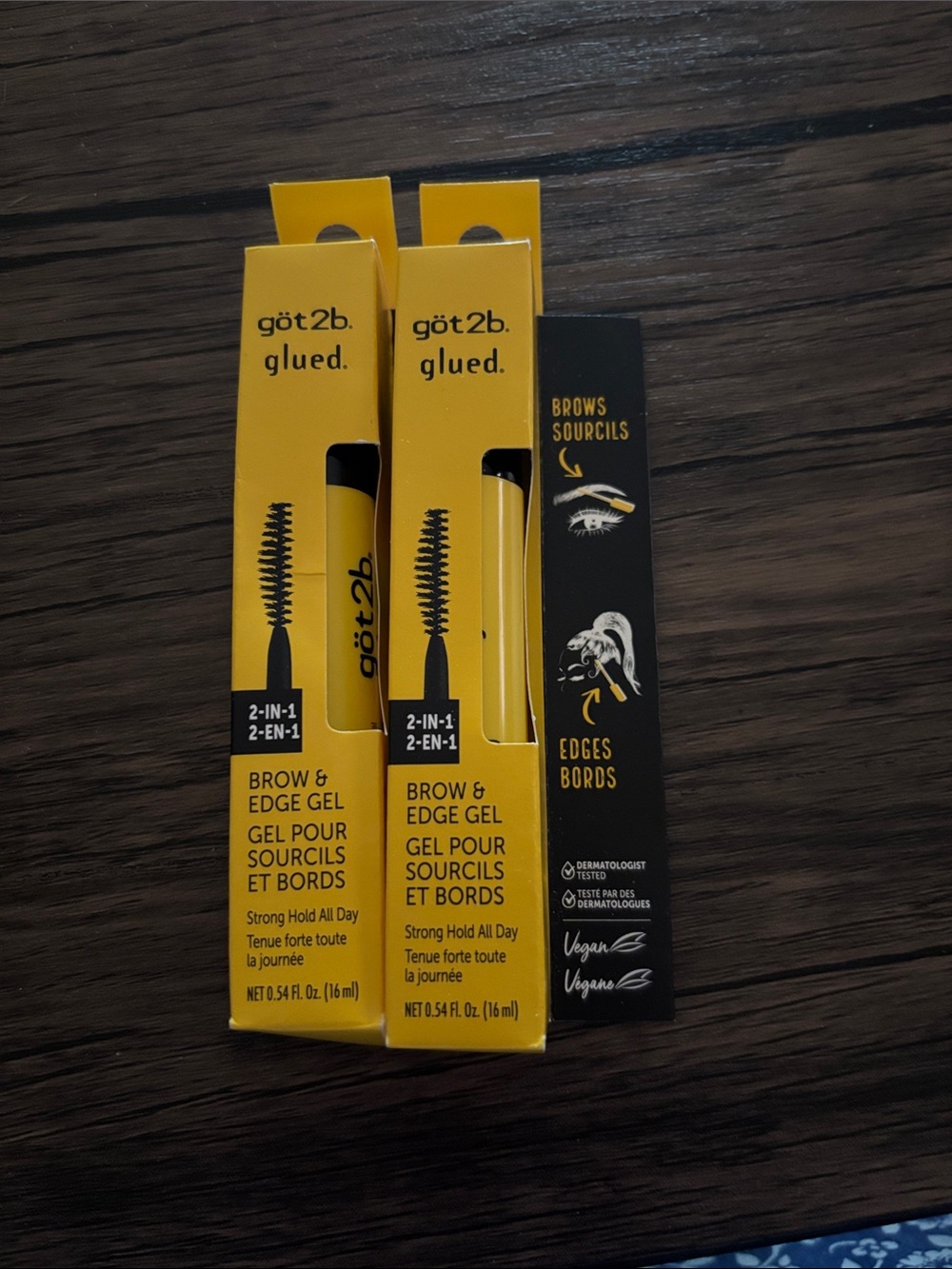 got2b Glued Brow & Edge Gel - Yellow Strong Hold